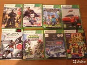 Xbox 360 2012 года с 8 играми и двумя флэшками на 8 гигобайт.